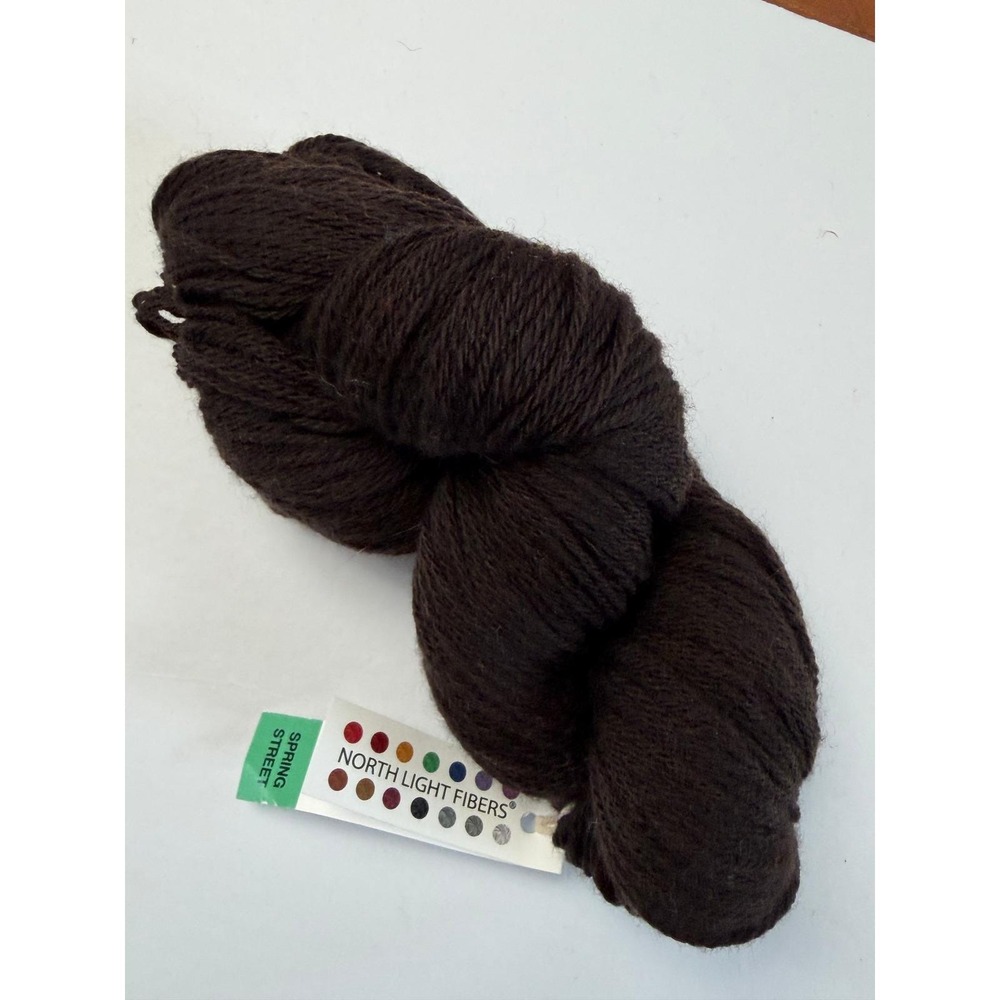 North Light Fibers Spring Street Yarn Gentoo Brown 310yd Falkland Island Wool